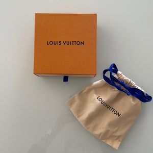 Louis Vuitton empty box and dust bag.